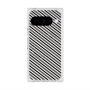 プレミアムスクエアケース with Pixelsnap［ Small Stripe - Gray × Black ］