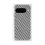 プレミアムスクエアケース with Pixelsnap［ Small Stripe - Gray × Black ］