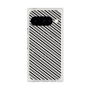 プレミアムスクエアケース with Pixelsnap［ Small Stripe - Gray × Black ］