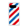 プレミアムスクエアケース with Pixelsnap［ Big Stripe - Red × Blue ］