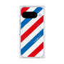 プレミアムスクエアケース with Pixelsnap［ Big Stripe - Red × Blue ］