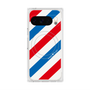 プレミアムスクエアケース with Pixelsnap［ Big Stripe - Red × Blue ］