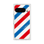 プレミアムスクエアケース with Pixelsnap［ Big Stripe - Red × Blue ］