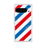 プレミアムスクエアケース with Pixelsnap［ Big Stripe - Red × Blue ］