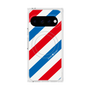 プレミアムスクエアケース with Pixelsnap［ Big Stripe - Red × Blue ］