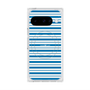 プレミアムスクエアケース with Pixelsnap［ Small Border - Blue ］