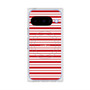 プレミアムスクエアケース with Pixelsnap［ Small Border - Red ］