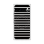 プレミアムスクエアケース with Pixelsnap［ Middle Border - Black ］
