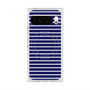 プレミアムスクエアケース with Pixelsnap［ Middle Border - Blue ］