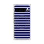 プレミアムスクエアケース with Pixelsnap［ Middle Border - Blue ］