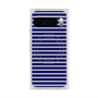 プレミアムスクエアケース with Pixelsnap［ Middle Border - Blue ］