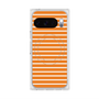 プレミアムスクエアケース with Pixelsnap［ Middle Border - Orange ］