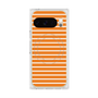 プレミアムスクエアケース with Pixelsnap［ Middle Border - Orange ］