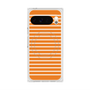 プレミアムスクエアケース with Pixelsnap［ Middle Border - Orange ］