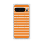 プレミアムスクエアケース with Pixelsnap［ Middle Border - Orange ］