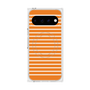 プレミアムスクエアケース with Pixelsnap［ Middle Border - Orange ］