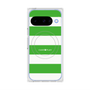 プレミアムスクエアケース with Pixelsnap［ Big Border - Green ］