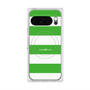 プレミアムスクエアケース with Pixelsnap［ Big Border - Green ］