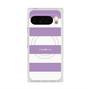 プレミアムスクエアケース with Pixelsnap［ Big Border - Purple ］