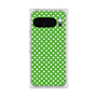プレミアムスクエアケース with Pixelsnap［ Small Dot - Green ］