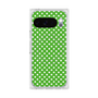 プレミアムスクエアケース with Pixelsnap［ Small Dot - Green ］