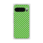 プレミアムスクエアケース with Pixelsnap［ Small Dot - Green ］