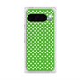 プレミアムスクエアケース with Pixelsnap［ Small Dot - Green ］