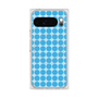 プレミアムスクエアケース with Pixelsnap［ Big Dot - Blue ］