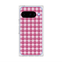 プレミアムスクエアケース with Pixelsnap［ Big Dot - Pink ］