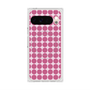 プレミアムスクエアケース with Pixelsnap［ Big Dot - Pink ］