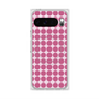 プレミアムスクエアケース with Pixelsnap［ Big Dot - Pink ］
