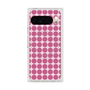 プレミアムスクエアケース with Pixelsnap［ Big Dot - Pink ］