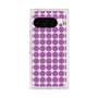 プレミアムスクエアケース with Pixelsnap［ Big Dot - Purple ］
