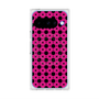 プレミアムスクエアケース with Pixelsnap［ Shower Dot - Pink ］