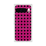 プレミアムスクエアケース with Pixelsnap［ Shower Dot - Pink ］