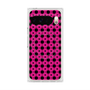 プレミアムスクエアケース with Pixelsnap［ Shower Dot - Pink ］