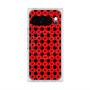 プレミアムスクエアケース with Pixelsnap［ Shower Dot - Red ］