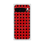 プレミアムスクエアケース with Pixelsnap［ Shower Dot - Red ］