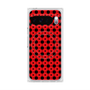 プレミアムスクエアケース with Pixelsnap［ Shower Dot - Red ］