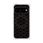 プレミアムスクエアケース with Pixelsnap［ Dot Circle - Black ］