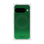 プレミアムスクエアケース with Pixelsnap［ Dot Gradation - Green ］