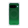 プレミアムスクエアケース with Pixelsnap［ Dot Gradation - Green ］