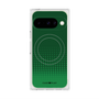 プレミアムスクエアケース with Pixelsnap［ Dot Gradation - Green ］
