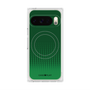 プレミアムスクエアケース with Pixelsnap［ Dot Gradation - Green ］
