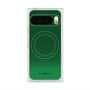 プレミアムスクエアケース with Pixelsnap［ Dot Gradation - Green ］