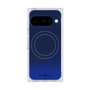 プレミアムスクエアケース with Pixelsnap［ Dot Gradation - Blue ］