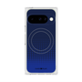 プレミアムスクエアケース with Pixelsnap［ Dot Gradation - Blue ］