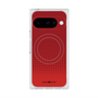 プレミアムスクエアケース with Pixelsnap［ Dot Gradation - Red ］