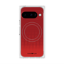 プレミアムスクエアケース with Pixelsnap［ Dot Gradation - Red ］