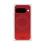 プレミアムスクエアケース with Pixelsnap［ Dot Gradation - Red ］
